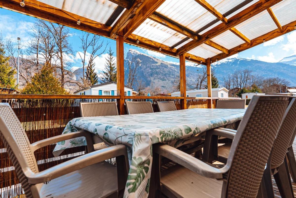Bungalow 3 Chambres Pour 6 Pers Avec Climatisation Camping 3 Etoiles サモエンヌ エクステリア 写真